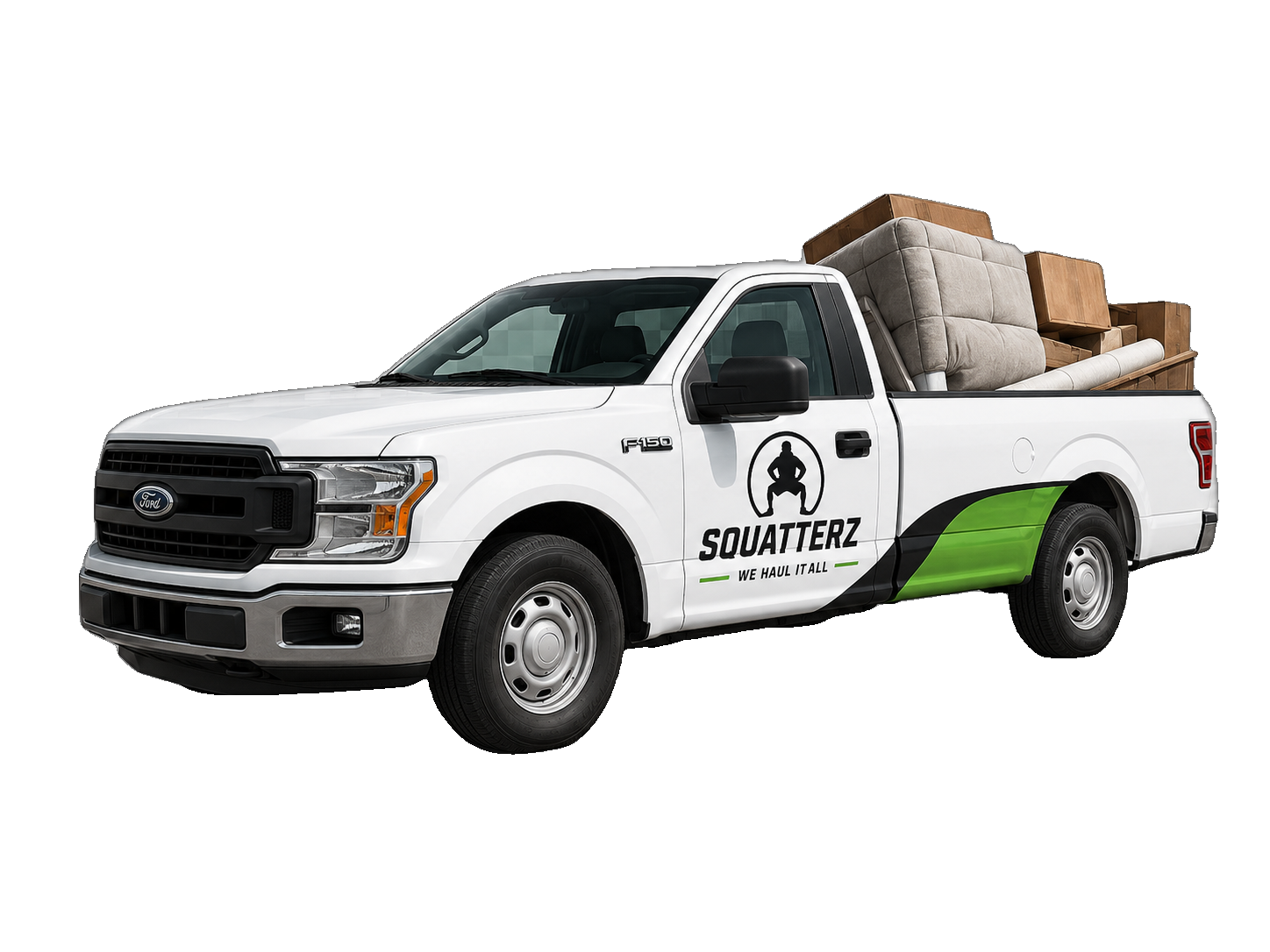 Squatterz truck ready for pickup